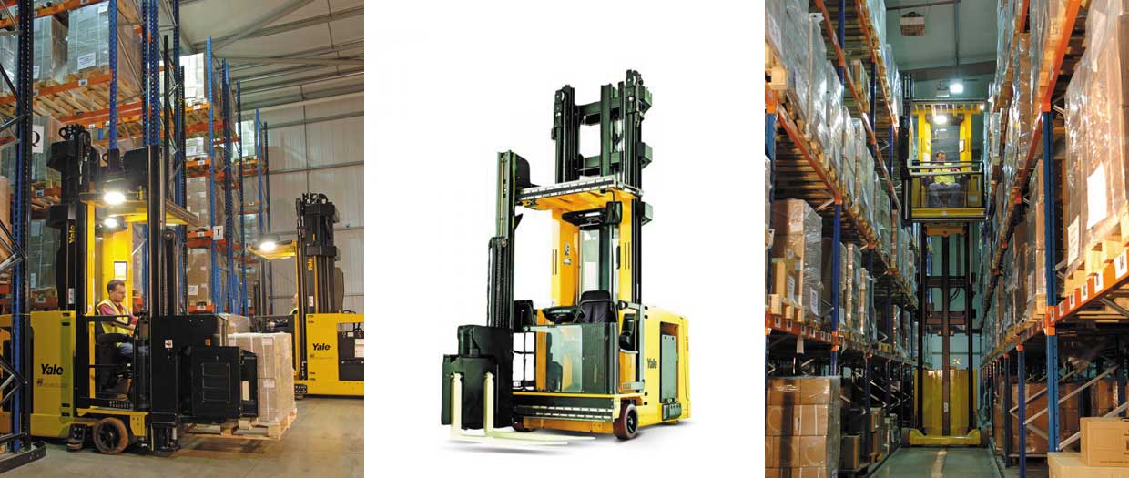 Узкопроходные штабелёры